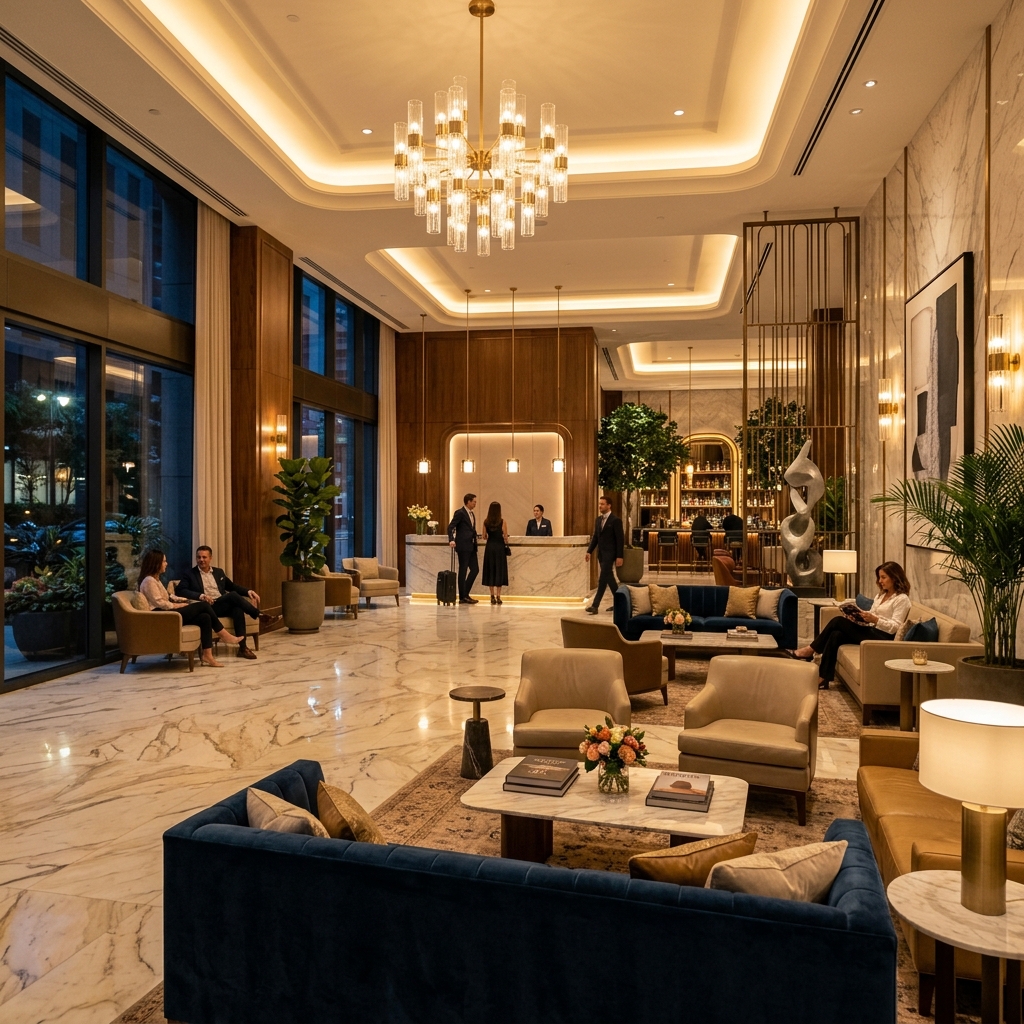 Hotel Amour - gallery Reception Area